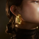 Aretes Bimy con Esmeralda